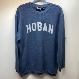 NWT Pennant Sportswear Hoban Sweater SZ L Navy soft comfortable knit
